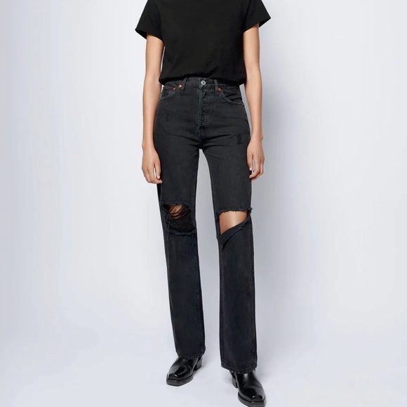 RE/DONE High Rise Loose Jeans - Picture 2 of 10